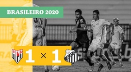 Brasileirão: Atlético-GO 1 - 1 Santos (2020)