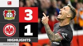 Bundesliga: Leverkusen 3 - 1 Frankfurt (2025-2026)