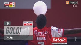 Liga Portugal Betclic: Sp. Braga vs Estoril, Golo 1-0 Bruma (2024-2025)