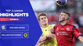 A-League: Adelaide United 2 - 2 Wellington Phoenix (2023-2024)