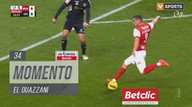 Liga Portugal Betclic: Sp. Braga vs Casa Pia, Jogada El Ouazzani, 34' (2024-2025)