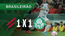 Brasileirão: Athletico-PR 1 - 1 Palmeiras (2019)