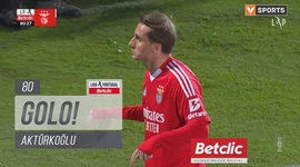 Liga Portugal Betclic: Rio Ave vs Benfica, Golo 2-3 Aktürkoğlu (2024-2025)