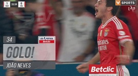 Liga Portugal Betclic: Benfica vs Gil Vicente, Golo 2-0 João Neves (2023-2024)