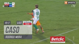 Liga Portugal Betclic: Rio Ave vs FC Porto, Caso Rodrigo Mora (VAR), 47' (2024-2025)