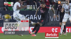 Liga Portugal Betclic: CF Estrela Amadora vs Benfica, Caso Otamendi, 47' (2024-2025)