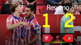 La Liga: Sevilla 1 - 2 Atlético Madrid (2024-2025)