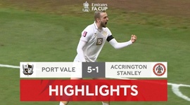 FA Cup: Port Vale 5 - 1 Accrington Stanley (2021-2022)