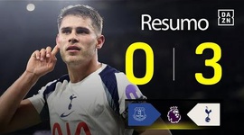 Premier League: Everton 0 - 3 Tottenham (2025-2026)