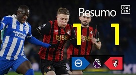 Premier League: Brighton 1 - 1 AFC Bournemouth (2025-2026)