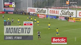 Liga Portugal Betclic: Nacional vs Arouca, Jogada Daniel Penha, 1' (2024-2025)