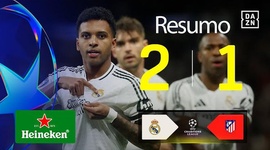 Liga Campeões: Real Madrid 2 - 1 Atlético Madrid (2024-2025)