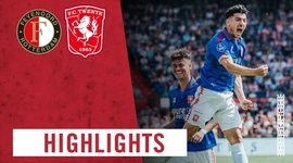Eredivisie League: Feyenoord 1 - 2 FC Twente (2021-2022)