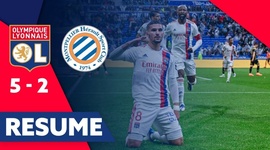 Ligue 1: Lyon 5 - 2 Montpellier (2021-2022)