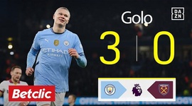 Premier League: Man City vs West Ham, Golo 3-0 Haaland (2024-2025)