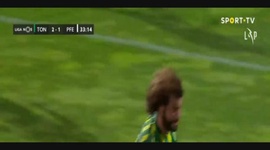 Liga NOS: Tondela (2-1) Paços Ferreira, Golo João Pedro, 34m (2020-2021)
