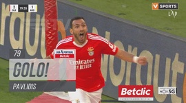 Liga Portugal Betclic: Benfica vs Arouca, Golo 2-1 Pavlidis (2024-2025)