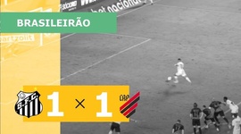 Brasileirão: Santos 1 - 1 Athletico-PR (2023)