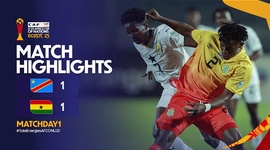 Campeonato Africano Sub-20: Rep. Congo 1 - 1 Gana (2025)