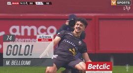Liga Portugal Betclic: Sp. Braga vs Farense, Golo 1-1 M. Belloumi (2023-2024)