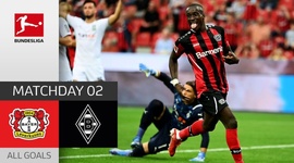 Bundesliga: Leverkusen 4 - 0 Mönchengladbach (2021-2022)