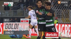 Liga Portugal Betclic: V. Guimarães vs Sporting, Golo 4-4 Trincão (2024-2025)