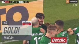 Liga Portugal Betclic: Vizela vs Sporting, Golo 1-2 Trincão (2023-2024)