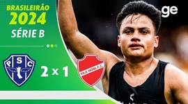 Série B: Paysandu 2 - 1 Vila Nova (2024)
