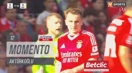Liga Portugal Betclic: Benfica vs Arouca, Jogada Aktürkoğlu, 12' (2024-2025)