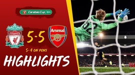 League Cup: Liverpool 5 - 4 g.p Arsenal (2019-2020)