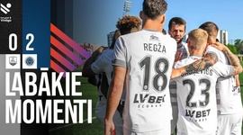 Virsliga: BFC Daugavpils 0 - 2 Riga FC (2024)