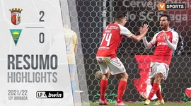 Liga Portugal Bwin: Sp. Braga 2 - 0 Estoril (2021-2022)