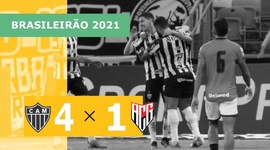 Brasileirão: Atlético-MG 4 - 1 Atlético-GO (2021)