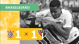 Brasileirão: Corinthians 1 - 1 São Paulo (2023)
