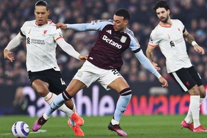 Inglaterra: Liverpool empata em casa do Aston Villa e alarga liderança para oito pontos