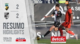 Liga Portugal Betclic: Farense 2 - 2 V. Guimarães (2024-2025)