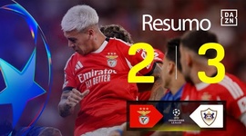 Liga Campeões: Benfica 2 - 3 FK Qarabagh (2025-2026)