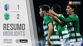 Liga Portugal Bwin: Vizela 1 - 2 Sporting (2022-2023)