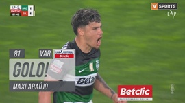 Liga Portugal Betclic: Sporting vs Gil Vicente, Golo 1-1 Maxi Araújo (VAR) (2024-2025)