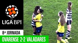 Liga de Futebol Feminino BPI: Ovarense 2 - 2 Valadares Gaia (2019-2020)