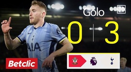 Premier League: Southampton vs Tottenham, Golo 0-3 Kulusevski (2024-2025)