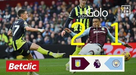 Premier League: Aston Villa vs Man City, Golo 2-1 Phil Foden (2024-2025)