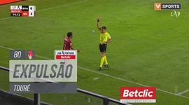 Liga Portugal Betclic: Boavista vs Gil Vicente, Expulsão Touré, 80' (2024-2025)