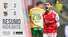 Liga Portugal Bwin: Sp. Braga 3 - 0 Paços Ferreira (2022-2023)