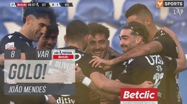 Liga Portugal Betclic: Estoril vs V. Guimarães, Golo 0-1 João Mendes (2023-2024)