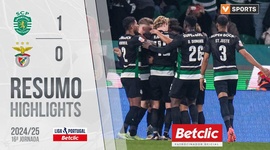 Liga Portugal Betclic: Sporting 1 - 0 Benfica (2024-2025)