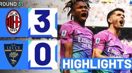 Serie A: Milan 3 - 0 Lecce (2023-2024)