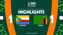 Qualificação CAN: Comores 1 - 1 Zâmbia (2023)