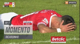 Liga Portugal Betclic: Santa Clara vs Estoril, Jogada Ricardinho, 97' (2024-2025)
