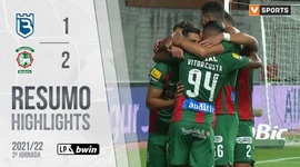Liga Portugal Bwin: B SAD 1 - 2 Marítimo (2021-2022)